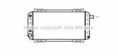 AVA QUALITY COOLING fd2114 -  Радиатор, охлаждение двигателя